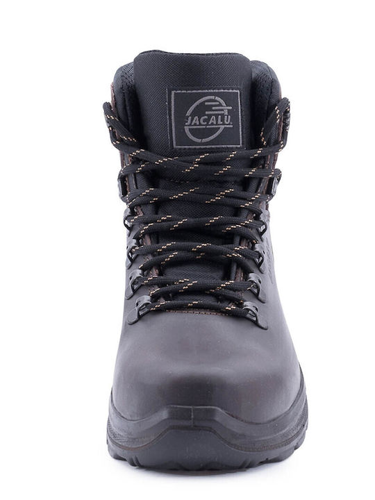 Jacalu Men's Brown Hiking Boots