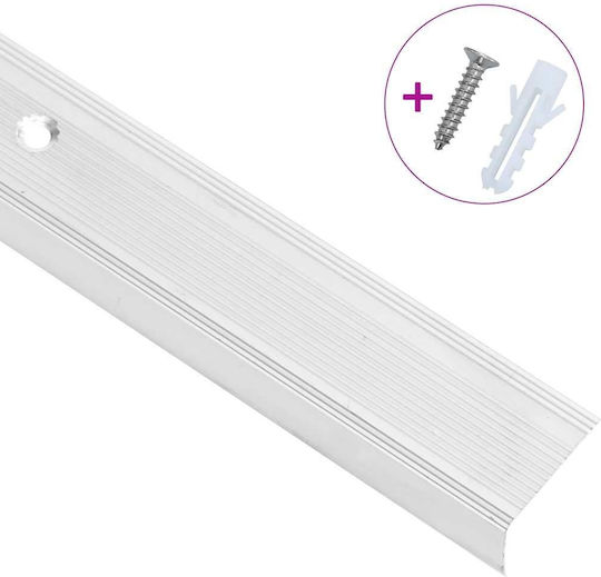 vidaXL Profile Aluminum for Steps Shape G 100x100x3cm 146756