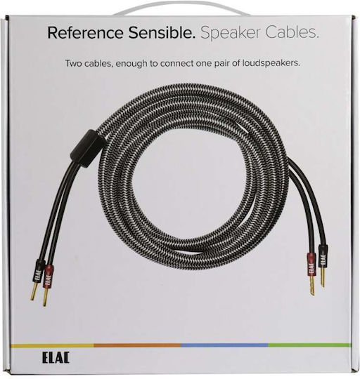 Elac Reference Sensible Καλώδιο Ηχείου Ατερμάτιστο 3m (RefSensibleSpWir-3m)