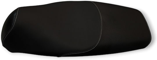 Sh 150 '09-'12 Honda Αντιολισθητικό-carbon Look Κάλυμμα Σέλας Ασημί Ραφές