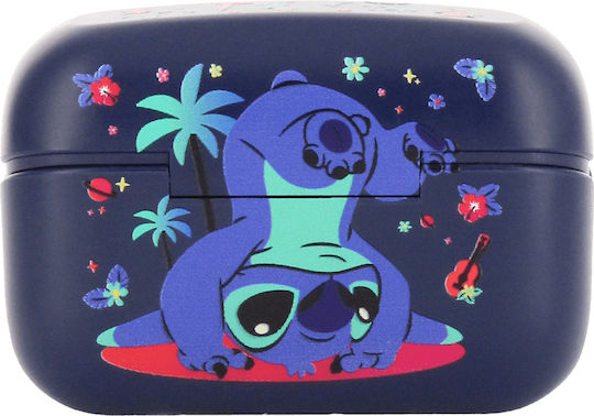 Exquisite Gaming Lilo & Stitch: Midnight Stitch In-ear Bluetooth Handsfree Ακουστικά με Αντοχή στον Ιδρώτα και Θήκη Φόρτισης Μπλε