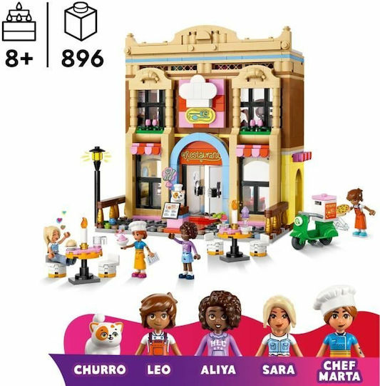 Lego Friends Restaurant and Cooking School for 8+ Years 896pcs