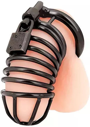 Blue Line Penis Cage in Gray Color