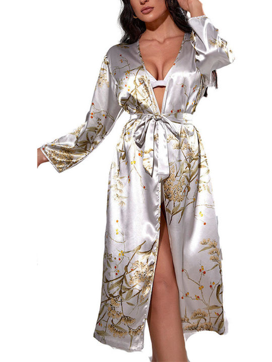La Lolita Amsterdam Winter Women's Gray Robe Garner