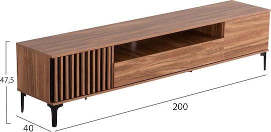 Harry Επιδαπέδιο Φυσικό Ξύλου-μαύρο 40x47x200εκ. Harry Επιδαπέδιο Φυσικό Ξύλου-μαύρο 40x47x200εκ.