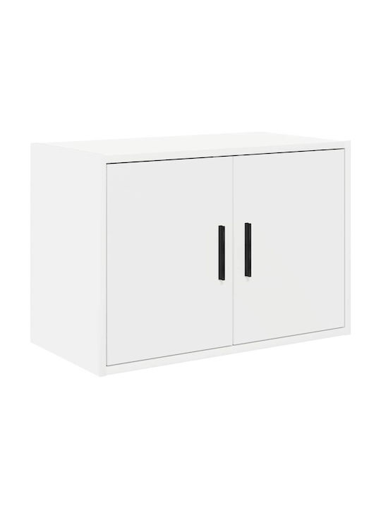 Wall Living Room Cabinet made of Particle Board White 60x30x41cm