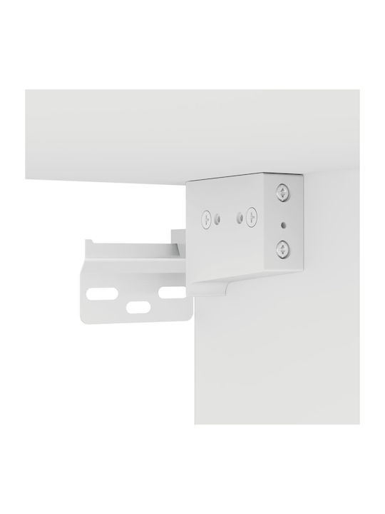 Wall Living Room Cabinet made of Particle Board White 60x30x41cm