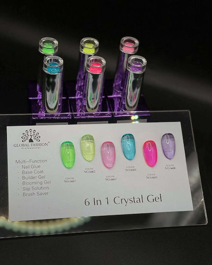 Global Fashion Constructor Gel Gel pentru Unghii Roz 15ml