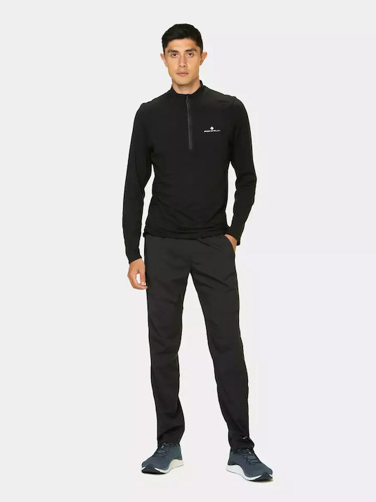 Ronhill Bluza termica pentru femei cu maneci lungi Negru