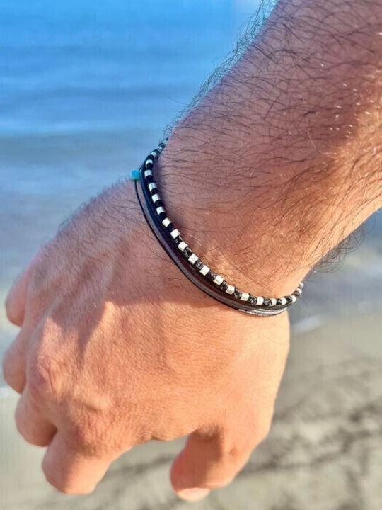 Irmelia Herren Armband mit Kabel