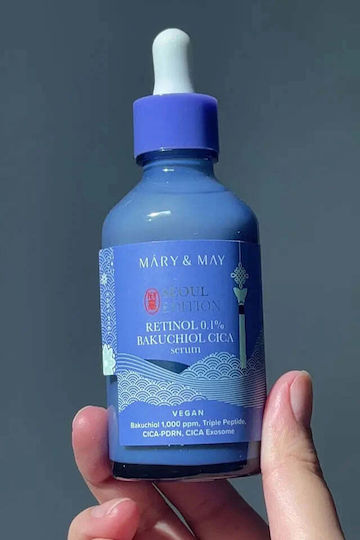 Mary & May 0.1% Bakuchiol Cica Soothing & Anti-aging Serum Face with Bakuchiol & Retinol 80ml