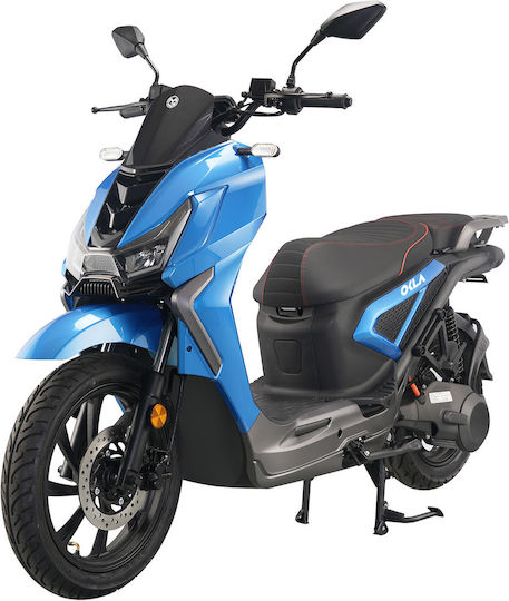 Omax Motocicletă Electrică Autonomie 75km Roșu Culoare