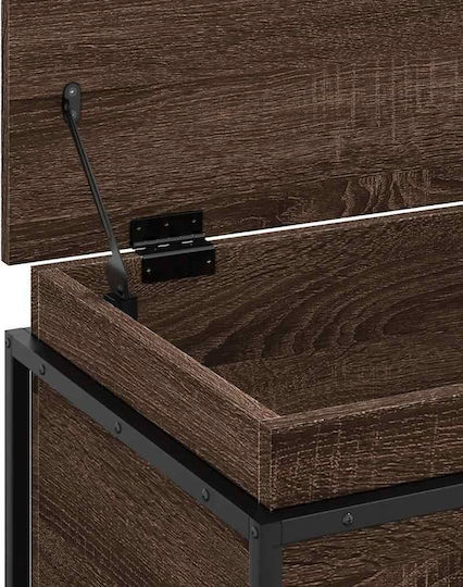 vidaXL Διακοσμητικό Μπαούλο Ξύλινο Καφέ 60x40x51.5εκ.