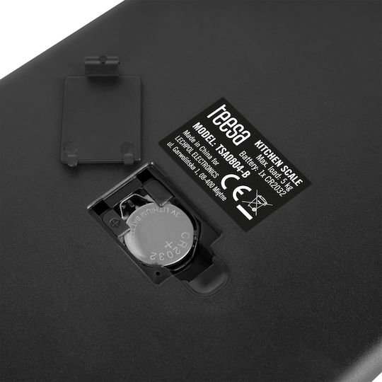 Digital Kitchen Scale Up To 5kg Black