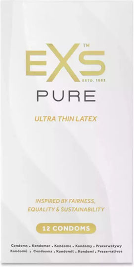 EXS Презервативи Pure 12 бр 53 мм Веган