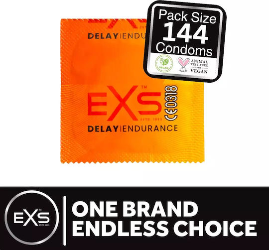 EXS Προφυλακτικά Delay 144τμχ 53mm Natural