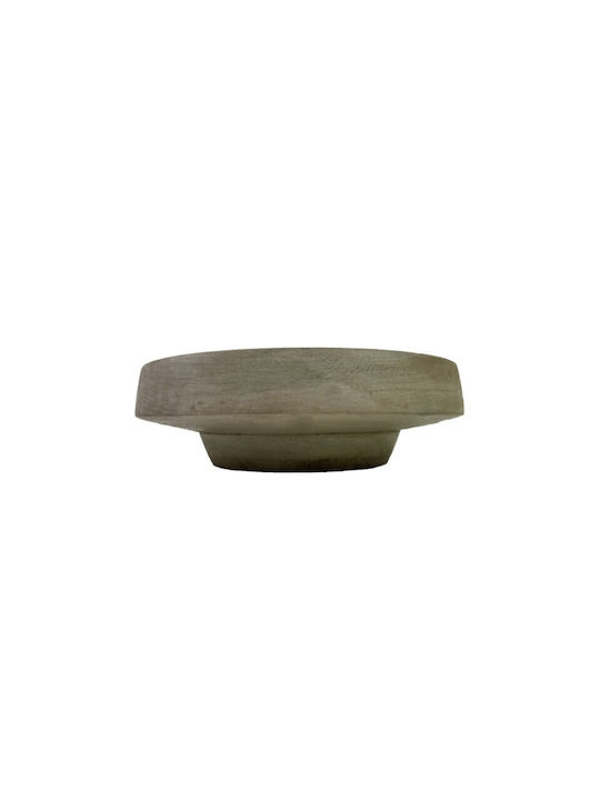 Nakaro Wood Wooden Salad Bowl Beige 17x17cm