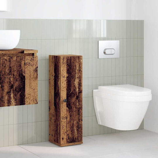 vidaXL Bathroom Cabinet L20.5xW22xH72cm Brown