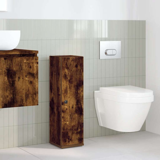 vidaXL Bathroom Cabinet L20.5xW22xH72cm Oak