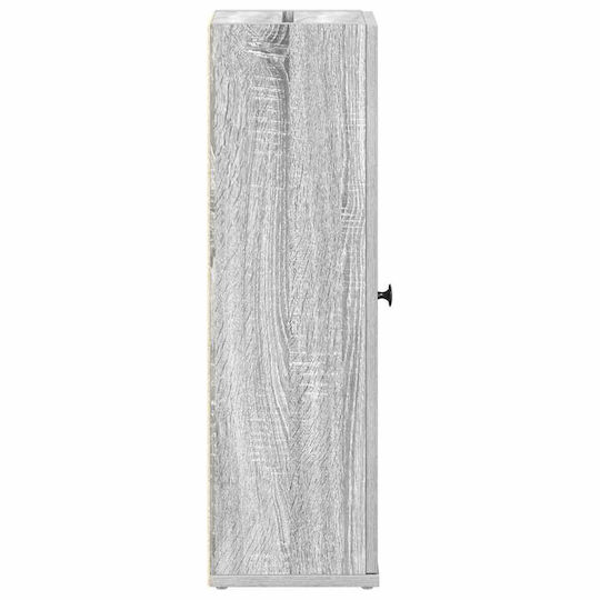 vidaXL Badezimmerschrank B20.5xT22xH72cm Sonoma