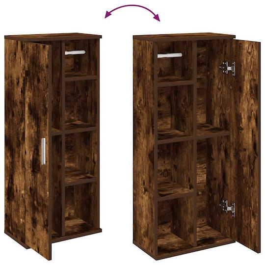 vidaXL Bathroom Cabinet L39xW22xH90cm Oak