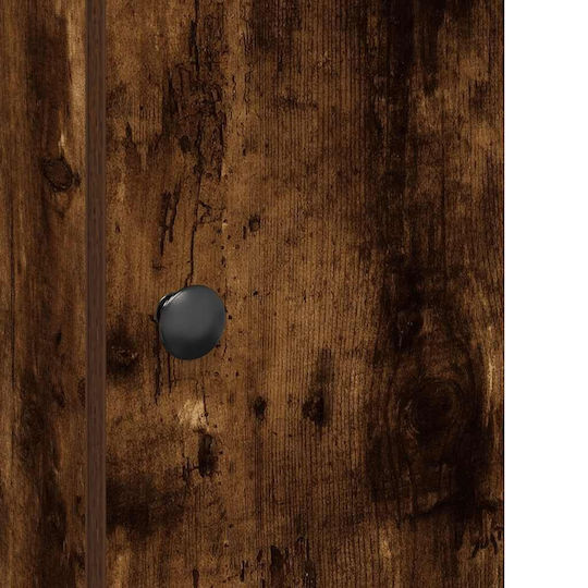 vidaXL Bathroom Cabinet L20.5xW22xH72cm Oak