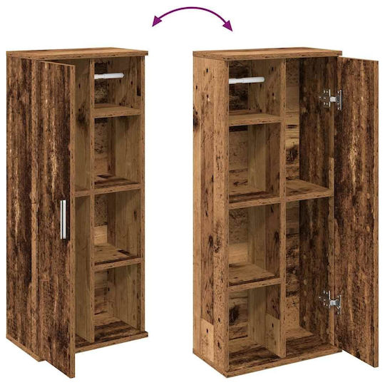 vidaXL Ντουλάπι Μπάνιου 39x22x90cm Καφέ