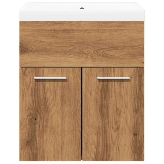 vidaXL Countertop with Sink L41xW46xH38.5cm Coffee