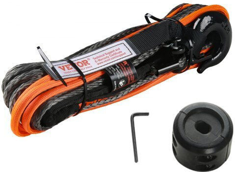 Vevor Car Towing Rope with Towing Capacity Up to 4.5 Tons in Orange Color