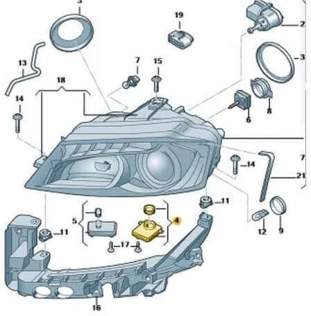 Balast Xenon Motor10 Compatibil Mitsubishi 8k0941597e 1307329315 W003t22071