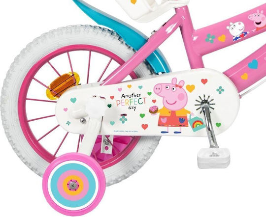 Toimsa Peppa Pig 16" Kinder Fahrrad Stadt Rosa