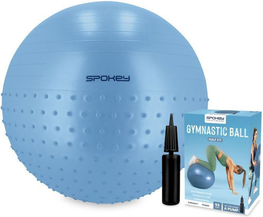 Spokey Half Fit Топка Пилатес 75см , 1кг в Син Цвят