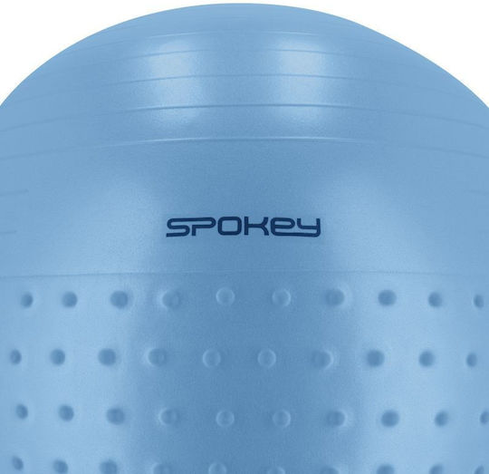 Spokey Half Fit Ball Pilates 65cm in Blue Color