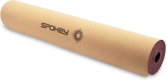 Spokey Savasana Exercise Mat Brown (183x61x0.4cm)
