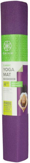 Gaiam Στρώμα Γυμναστικής Yoga Μωβ (173x61x0.4cm)