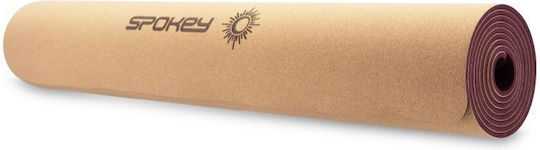 Spokey Savasana Exercise Mat Brown (183x61x0.4cm)
