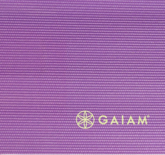 Gaiam Στρώμα Γυμναστικής Yoga Μωβ (173x61x0.4cm)