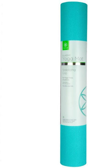Gaiam 2-Color Yoga Mat Covor de exerciții fizice Yoga Turcoaz Mare deschisă (173x61x0.4cm)