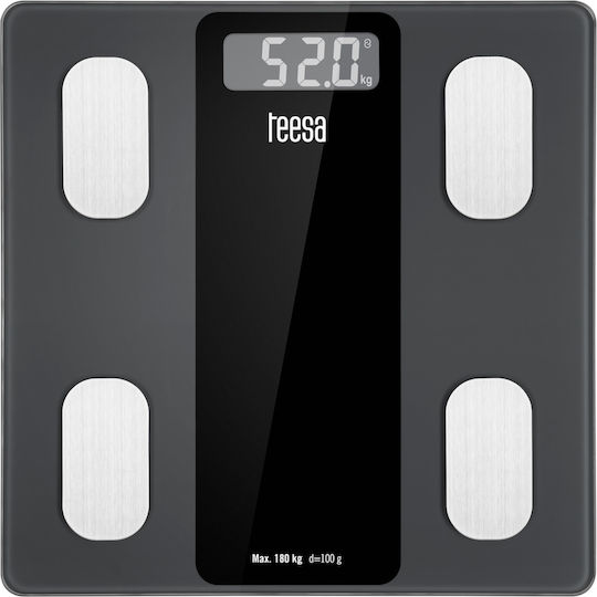 Teesa Smart Cantar cu Bluetooth in culoare Negru