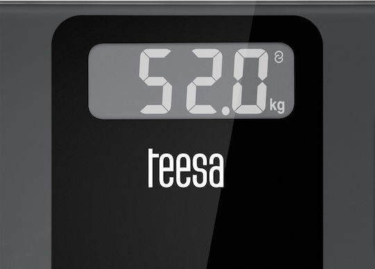 Teesa Smart Cantar cu Bluetooth in culoare Negru