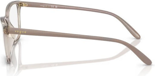 Vogue Weiblich Kunststoff Brillenrahmen Beige VO5603 2990