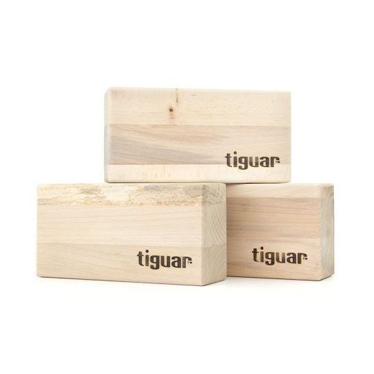 Tiguar Bloc de yoga Lemn în culoarea Maro