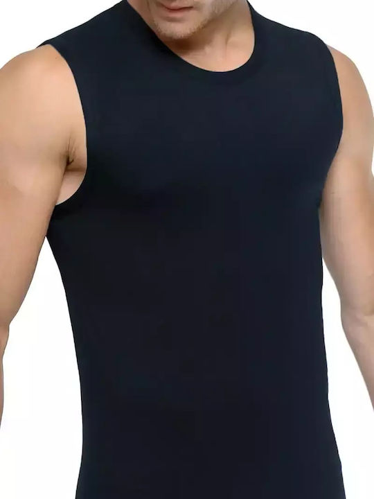 Helios Men's Sleeveless Undershirt Navy Blue