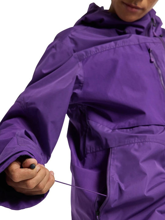 Burton Frostner 2l 21469105505 Ανδρικό Μπουφάν για Σκι & Snowboard Μωβ