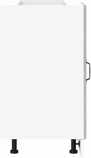 Ντουλάπι Νεροχύτη Γκρι Sonoma 80x46x81.5εκ.