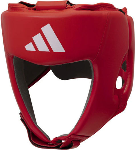 adidas AIBAH1 Căști de box Adulți Față deschisă Din piele Roșu