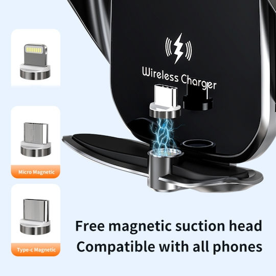 Car Mobile Mount 4.7" - 7" with Magnet Black