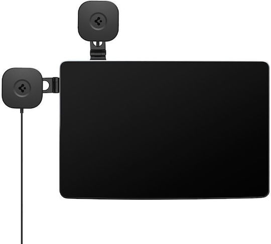 Spigen Onetap Pro 3 Βάση Κινητού Αυτοκινήτου με Ρυθμιζόμενα Άγκιστρα και Ασύρματη Φόρτιση Μαύρη