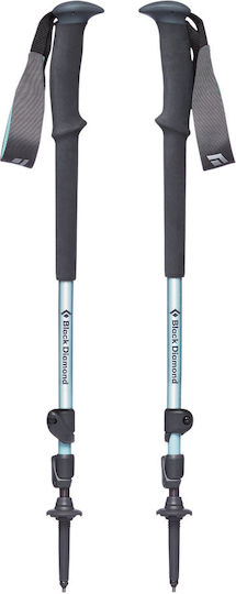 Black Diamond Telescopice Baston de trekking din aluminiu 2 buc Roșii