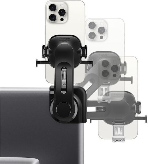 Spigen Tesla Taplock Universal Car Mount Holder Car Mobile Mount with Adjustable Hooks Black